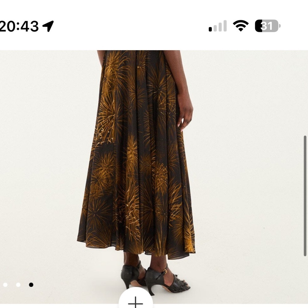 Farm Rio: Black Fireworks Sleeveless Open Back Maxi Dress - Picture 6 of 14